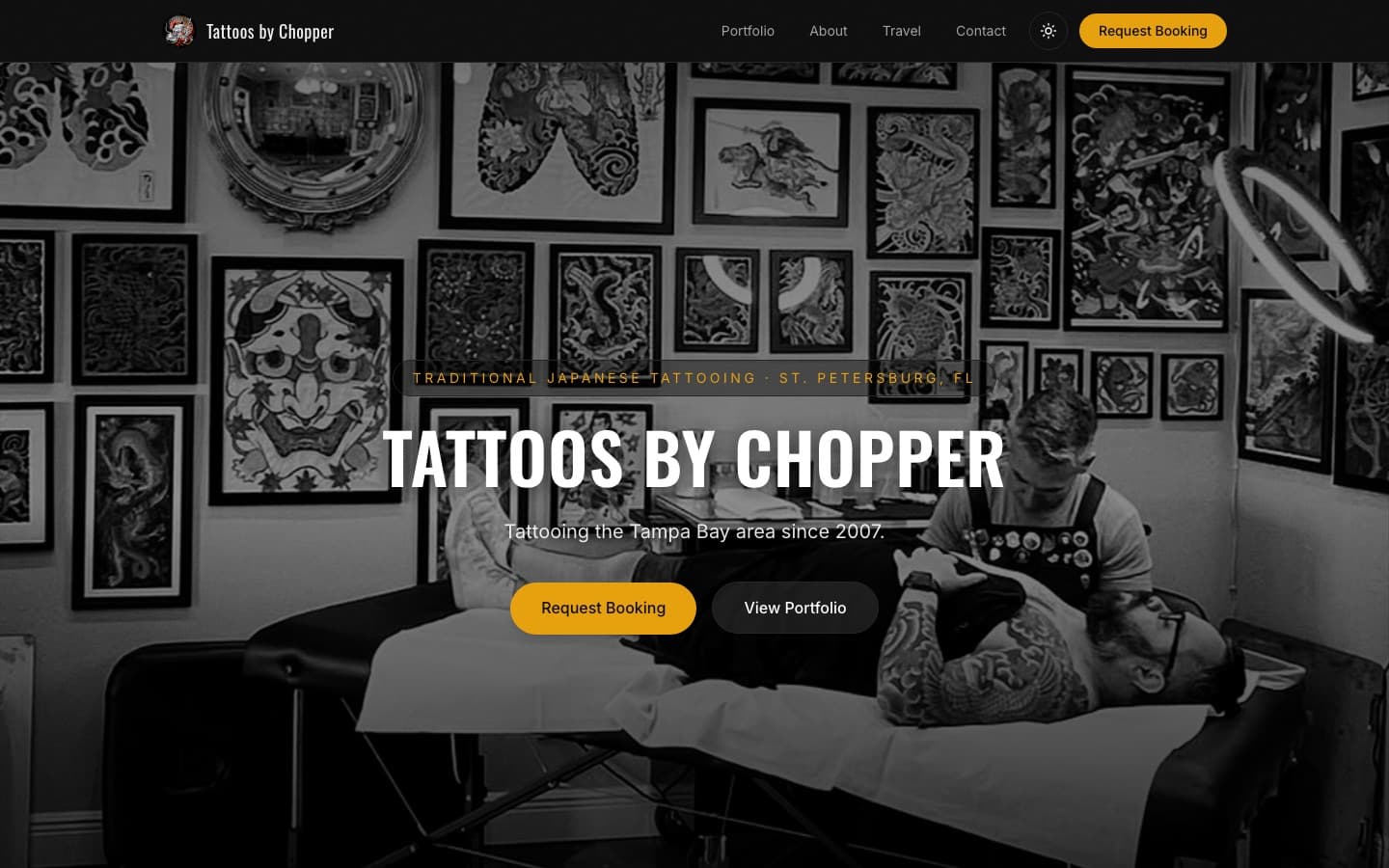 Tattoos by Chopper homepage