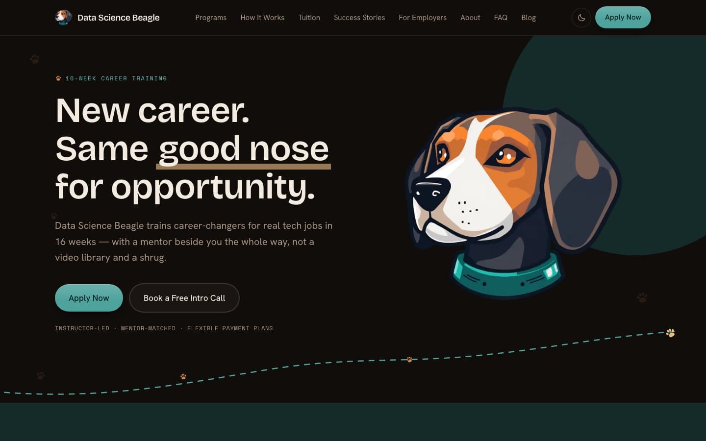 Data Science Beagle homepage