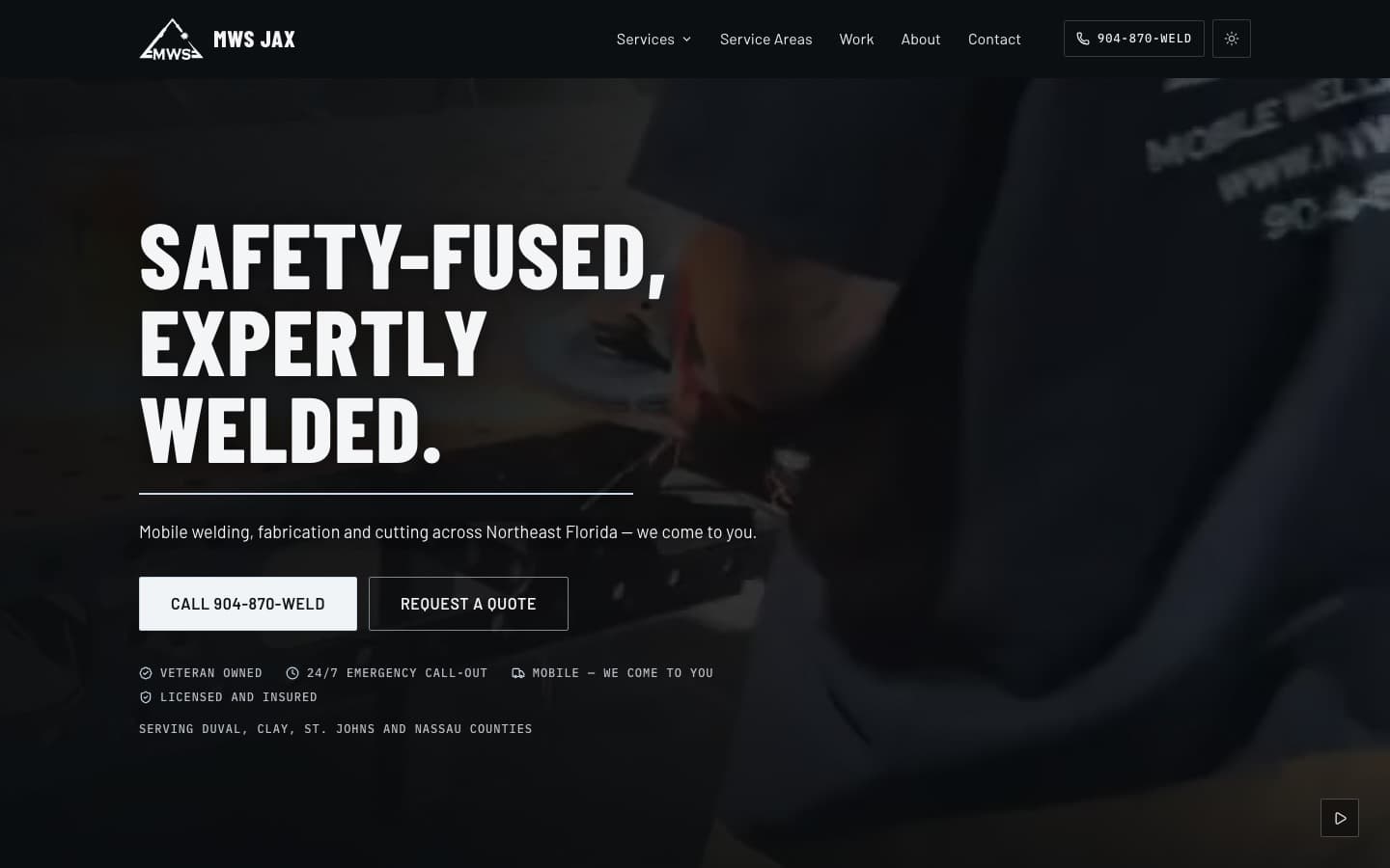 MWS Jax homepage