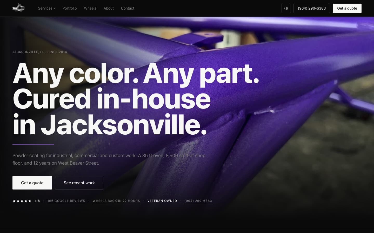 904 PowderWorx homepage