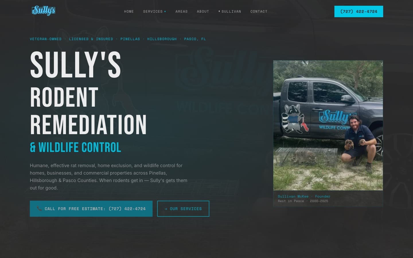 Sully's Wildlife Control homepage